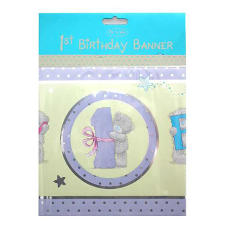 Happy 1st Birthday Me to You Bear Banner £1.50